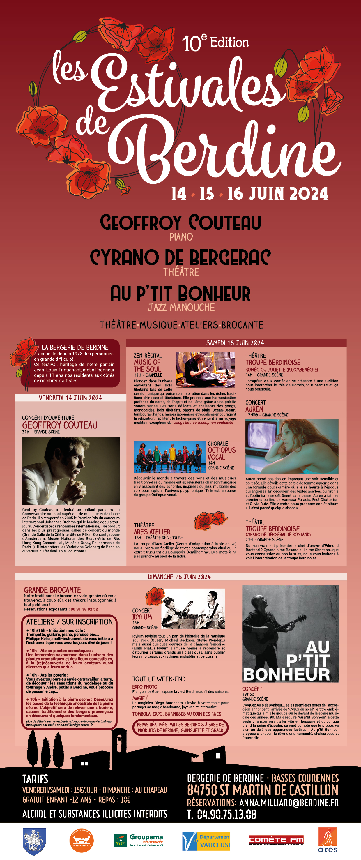 Programme du festival