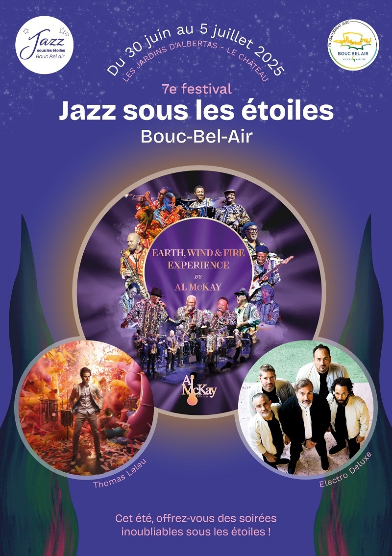 Jazz à Bouc Bel Air PAys d'Aix-en-Proence été 2025 - actuprovence agenda